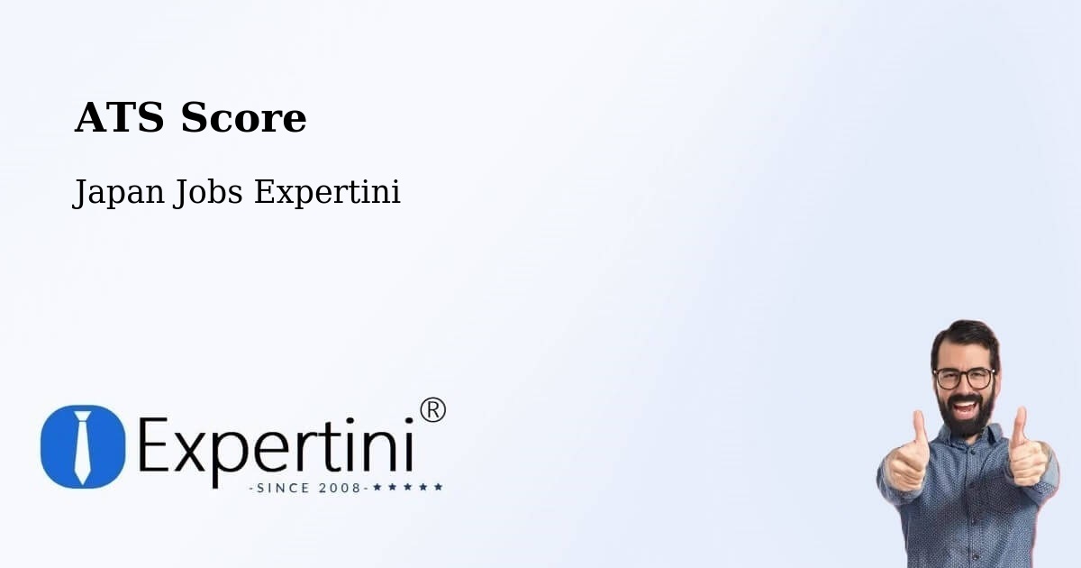Resume ATS Score & Job Description Match Tool – Kamiichi - Japan Jobs Expertini