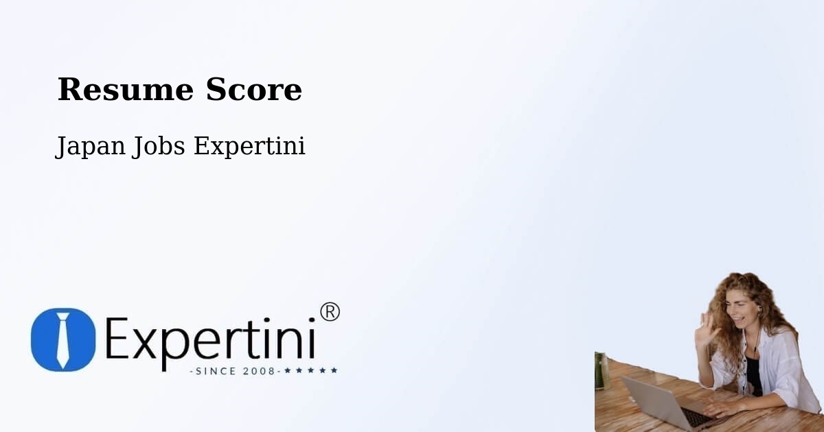 Resume Score & Job Description Match Tool – Kamiichi - Japan Jobs Expertini